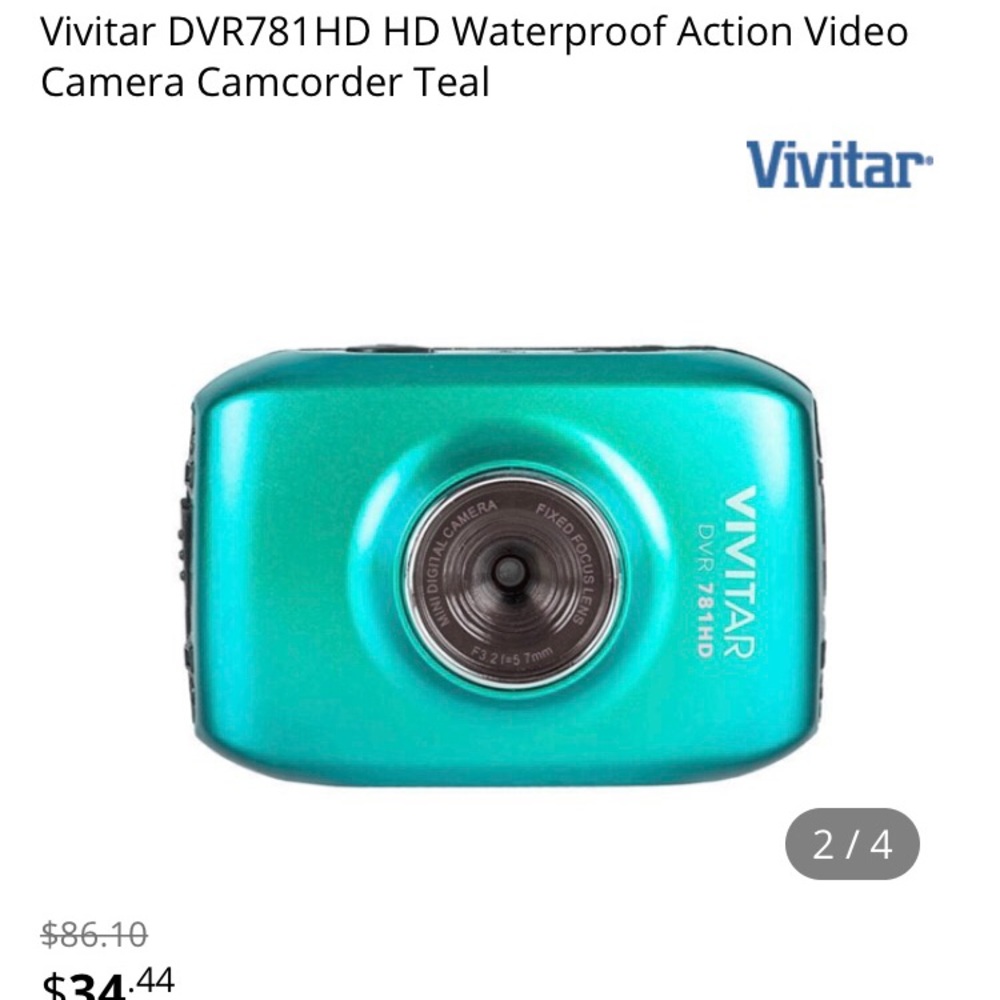 NEW VIVITAR 720p WATERPROOF digital camera bundle